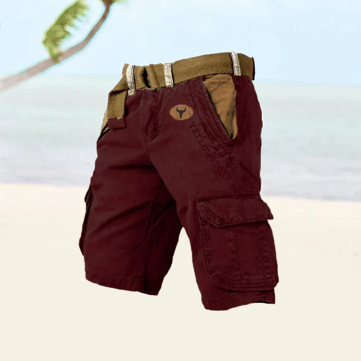 Heren Cargo Shorts Met Meerdere Zakken - Rey-3
