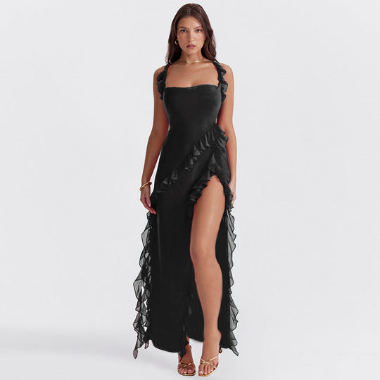 Variant image for Dames Zomerjurk Elegante Ruches met Zijsplit - Adriana-16