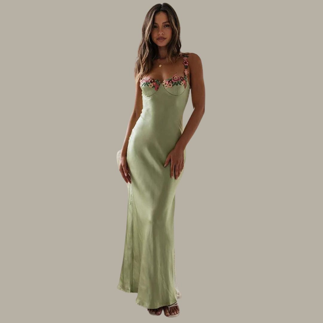 Delfina | Geborduurde jurk 6
