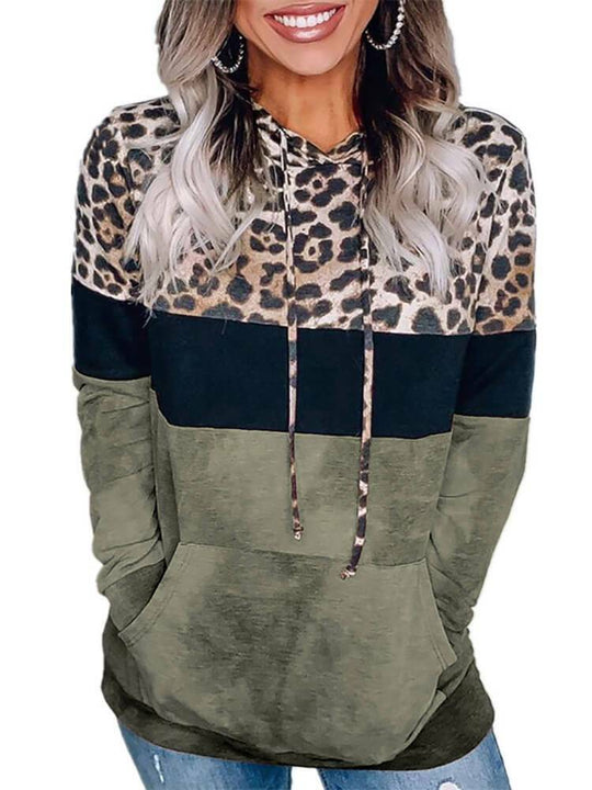 Selah - Hoodie met lange mouwen en blokkleurendessin