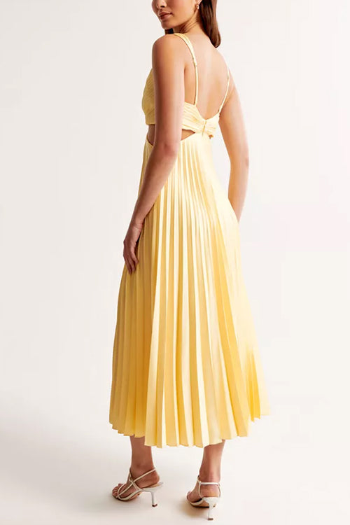 Courtney | Geplooide maxi -jurk 2