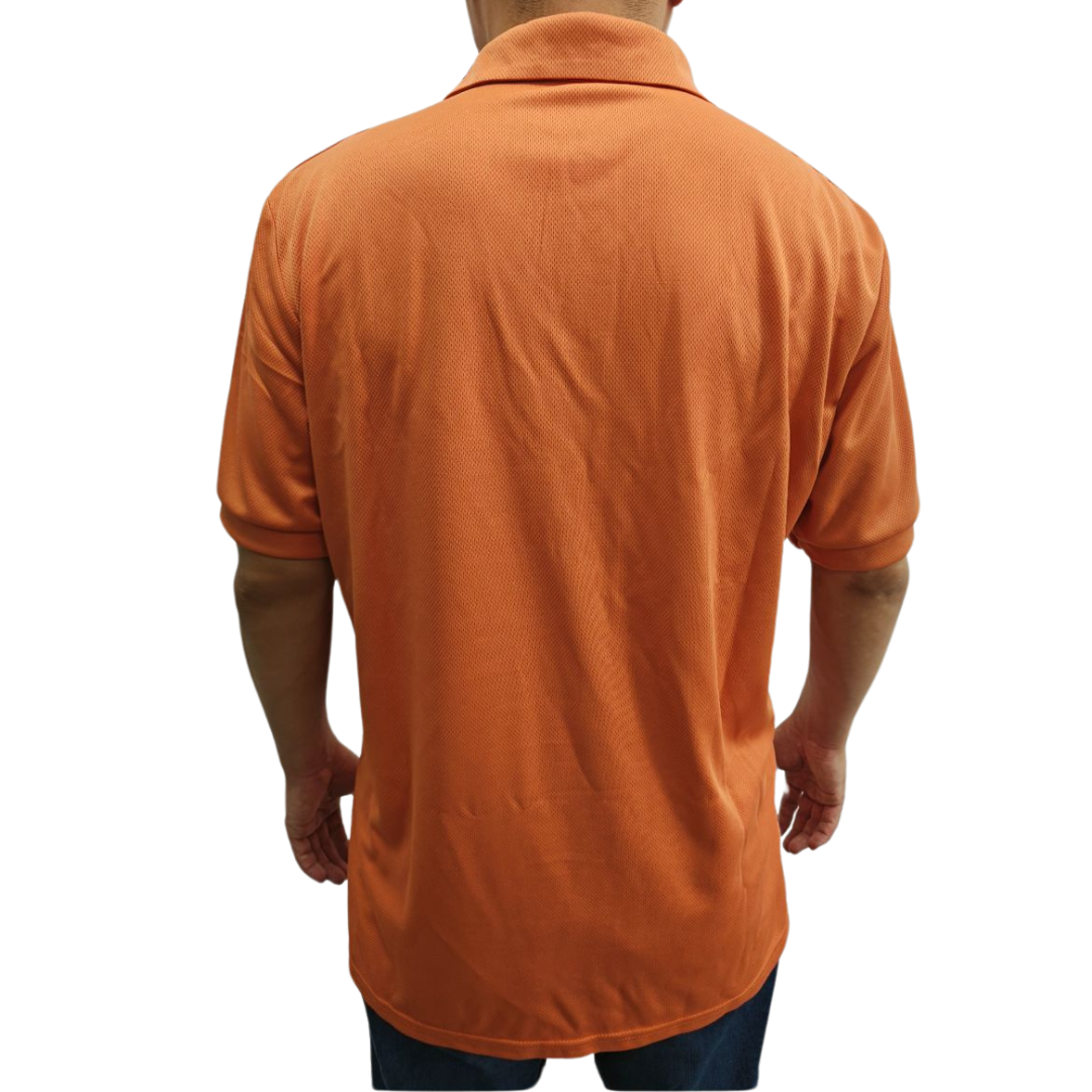 Heren Polo Shirt Oranje Ademend Comfortabel Ontwerp - Wilermus-3