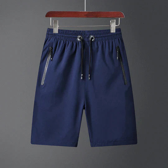 Heren Sport Shorts Lichtgewicht Ademend Ontwerp met Ritszakken - Max-6