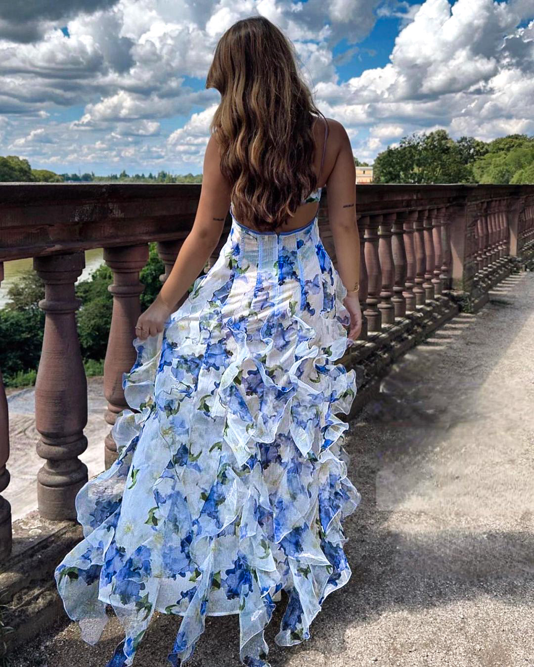 Fawn | Ruffled Floral Dress 4