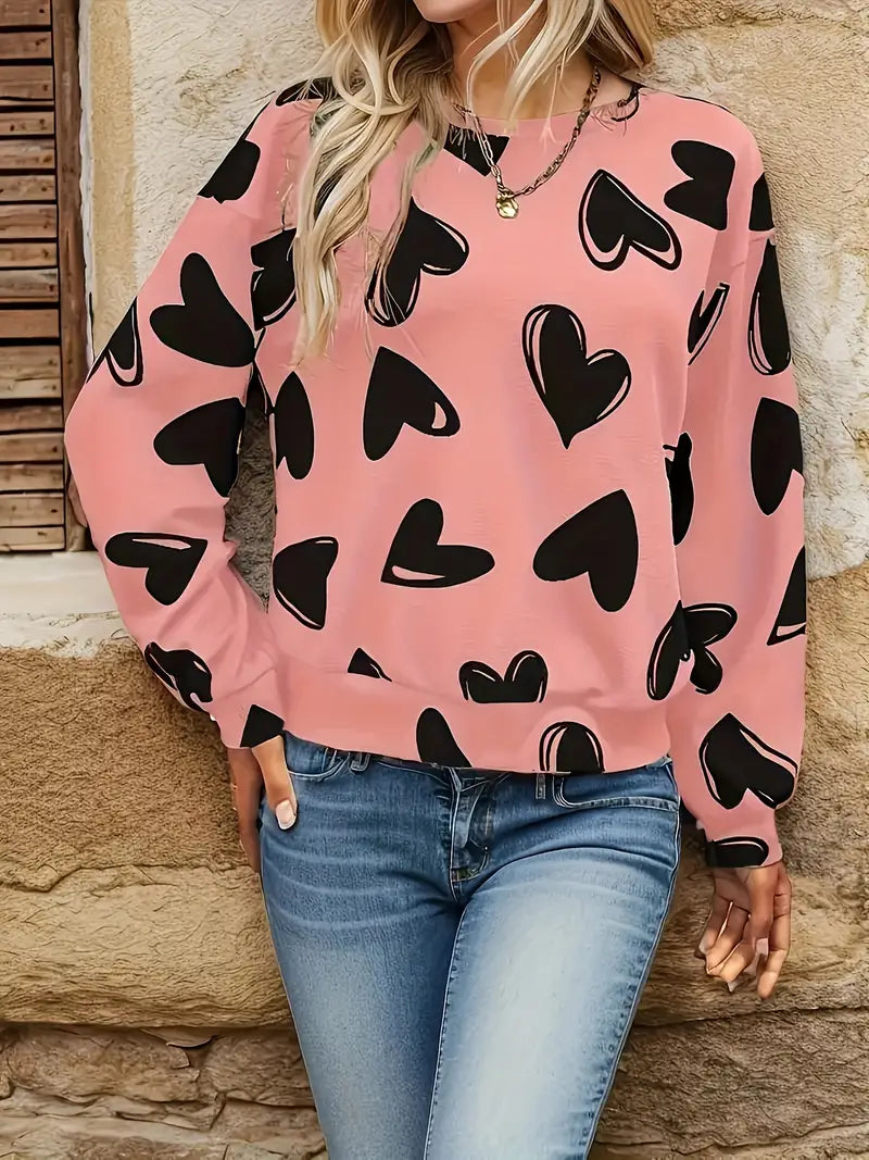 Charlize - Chique trui met ronde halslijn van Chic Heartbeat