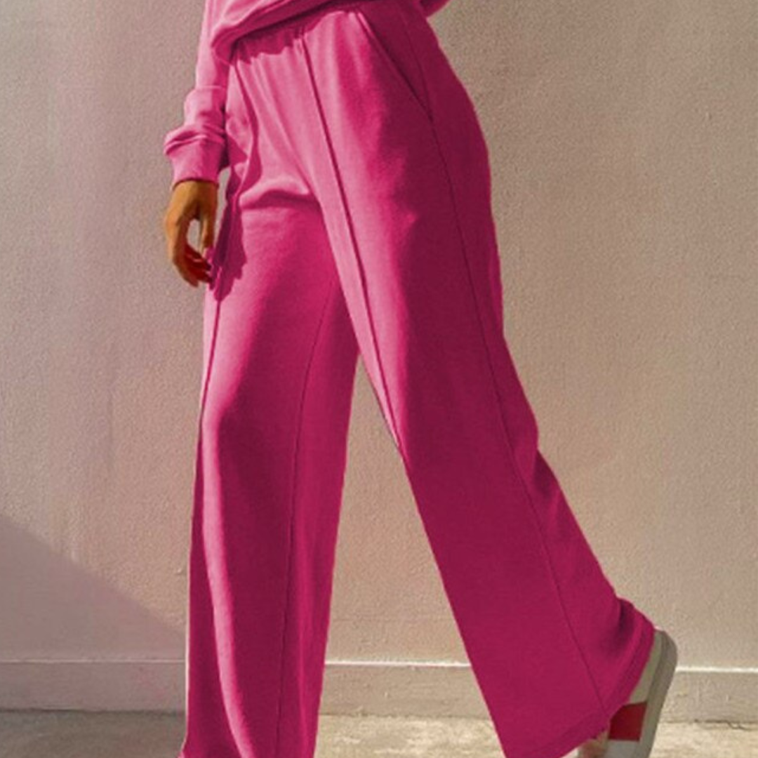 Dames Jogging Pak Luxe 2-Delig Comfortabele Set - Zuna-6