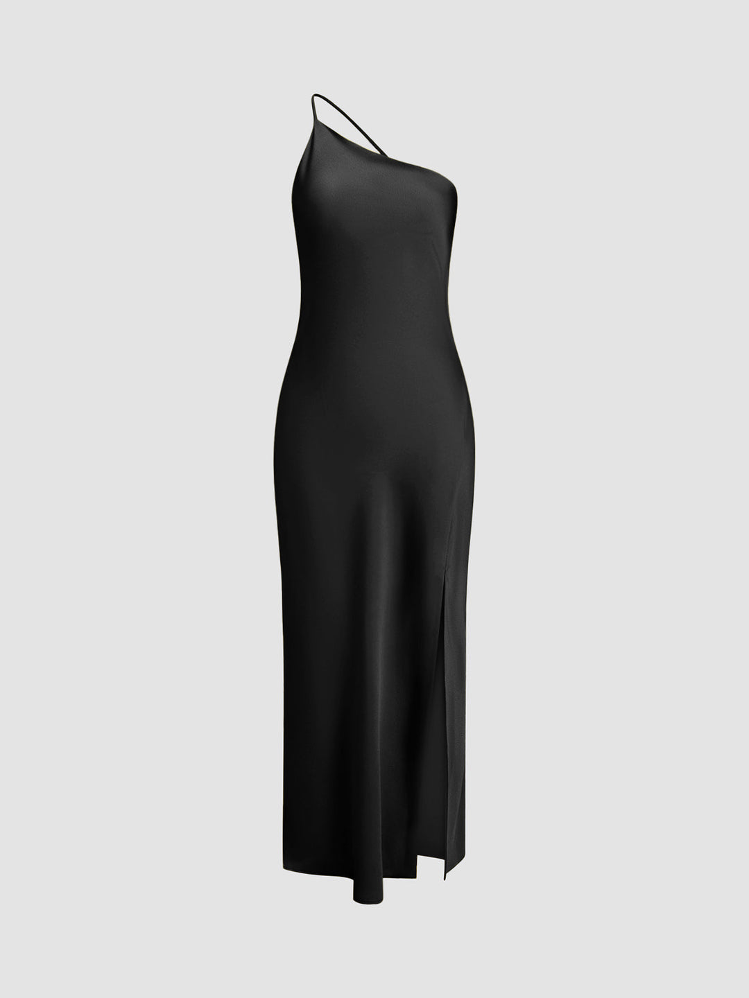 Variant image for Dames Satin Maxi Jurk Met Open Rug Elegante Lange Zomerjurk - Florence-5
