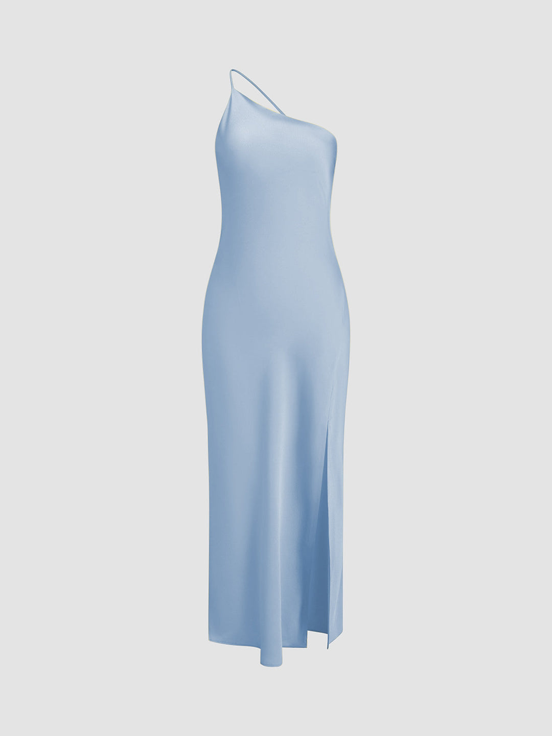 Variant image for Dames Satin Maxi Jurk Met Open Rug Elegante Lange Zomerjurk - Florence-17