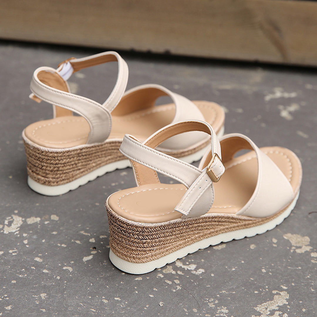 Dames Sandalen Met Hak Comfortabele Enkelgespen - KIANA-4