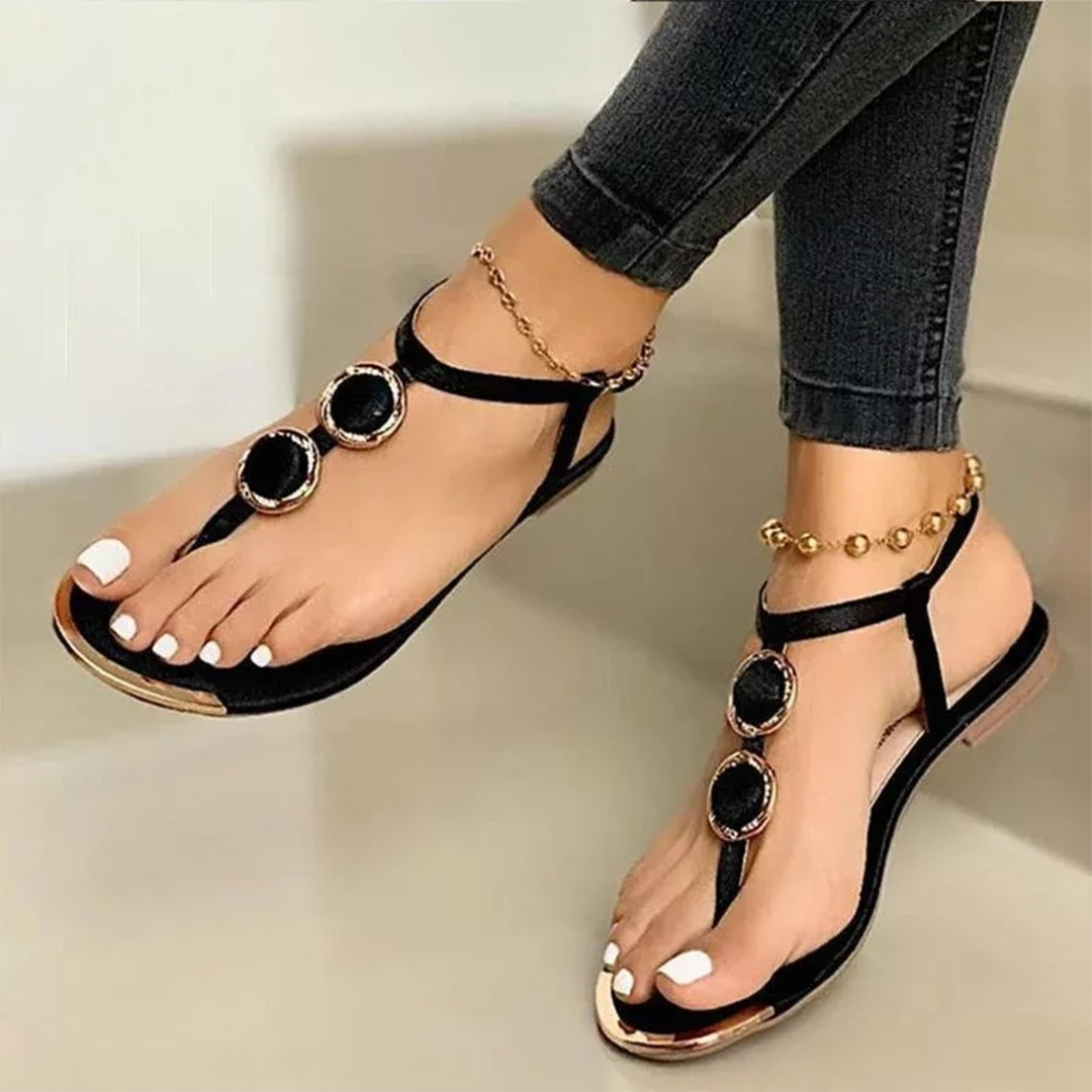 Dames Sandalen Comfortabel Leer Ontwerp - KEILANI-2