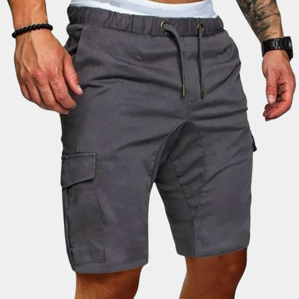Heren Korte Broek Cargo Stijl met Ritszakken - Bruno-3