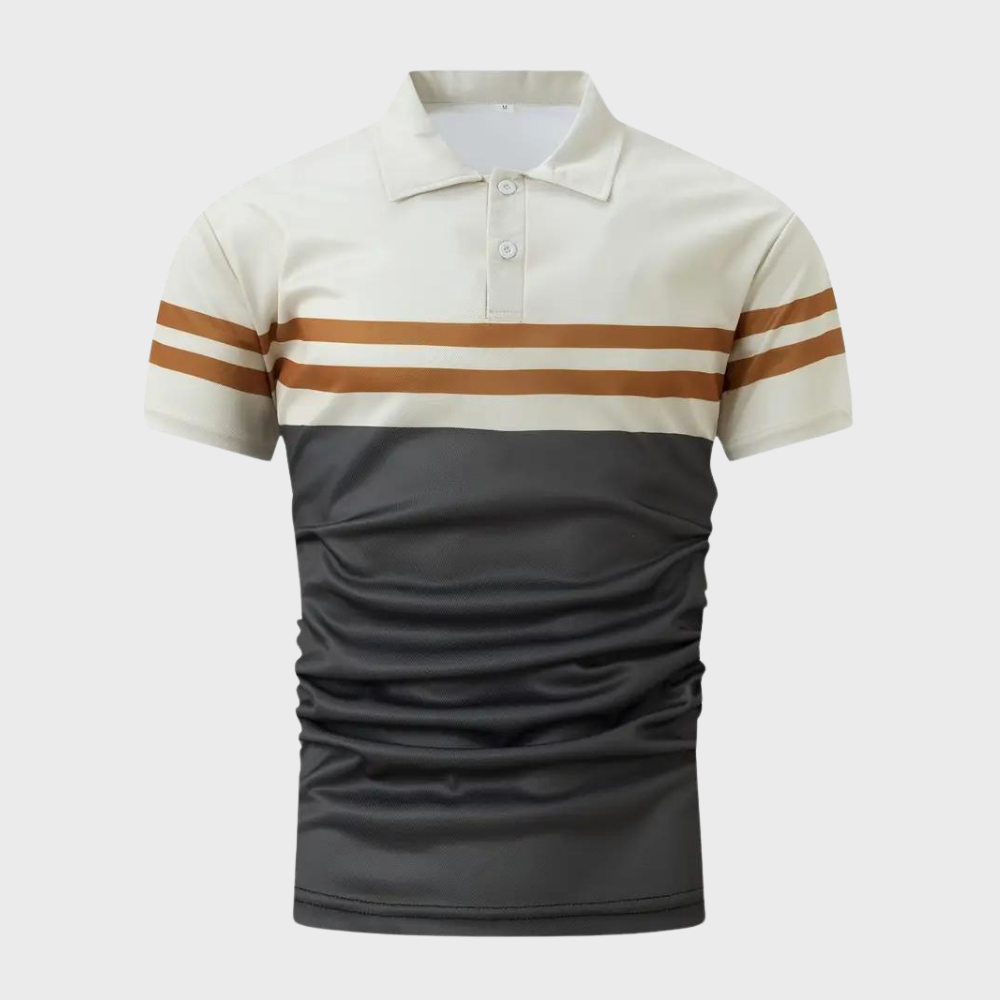 Heren Poloshirt Casual Gestreept Comfortabele Stof - Pepijn-2