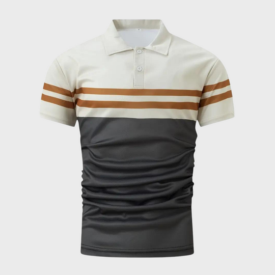 Heren Poloshirt Casual Gestreept Comfortabele Stof - Pepijn-2