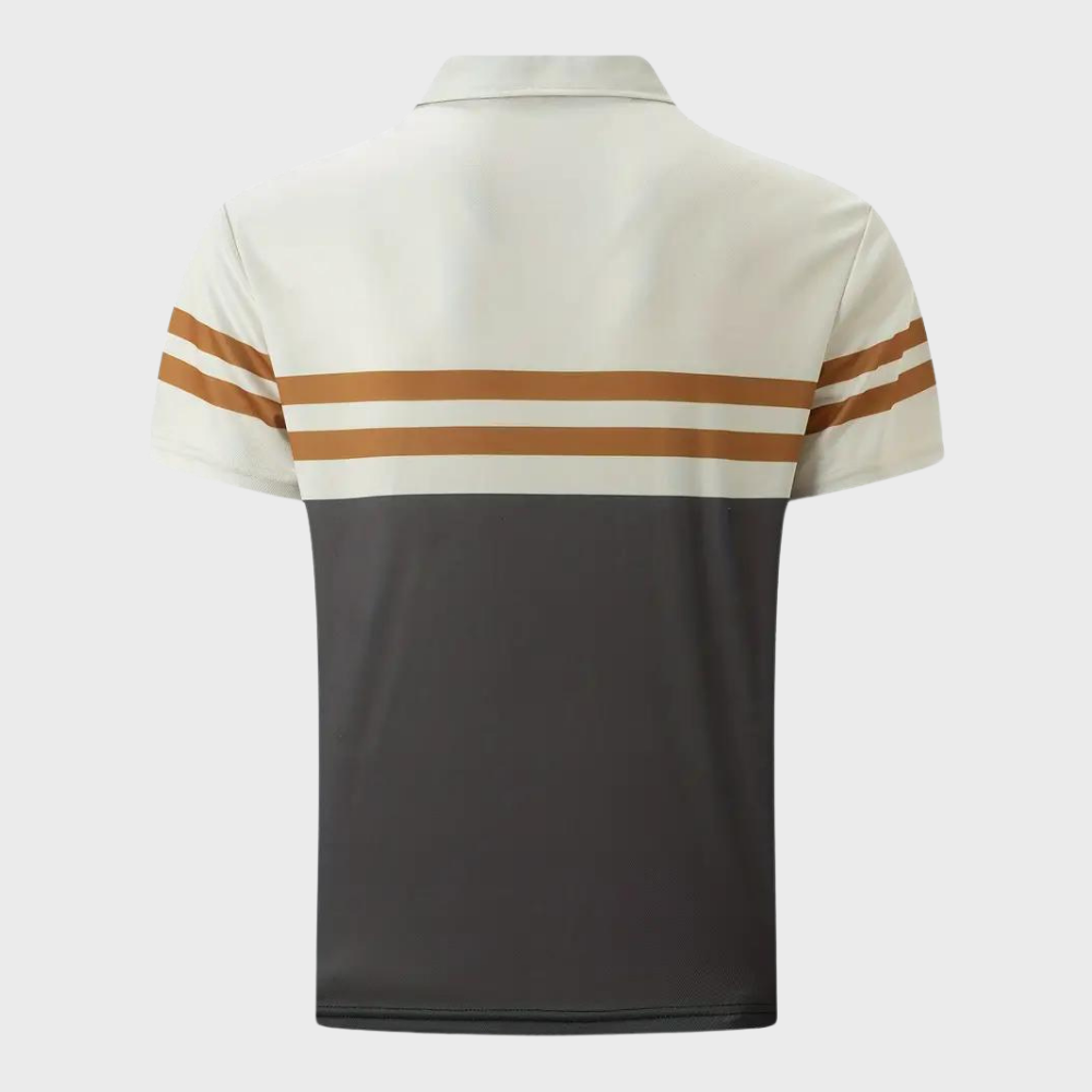 Heren Poloshirt Casual Gestreept Comfortabele Stof - Pepijn-3
