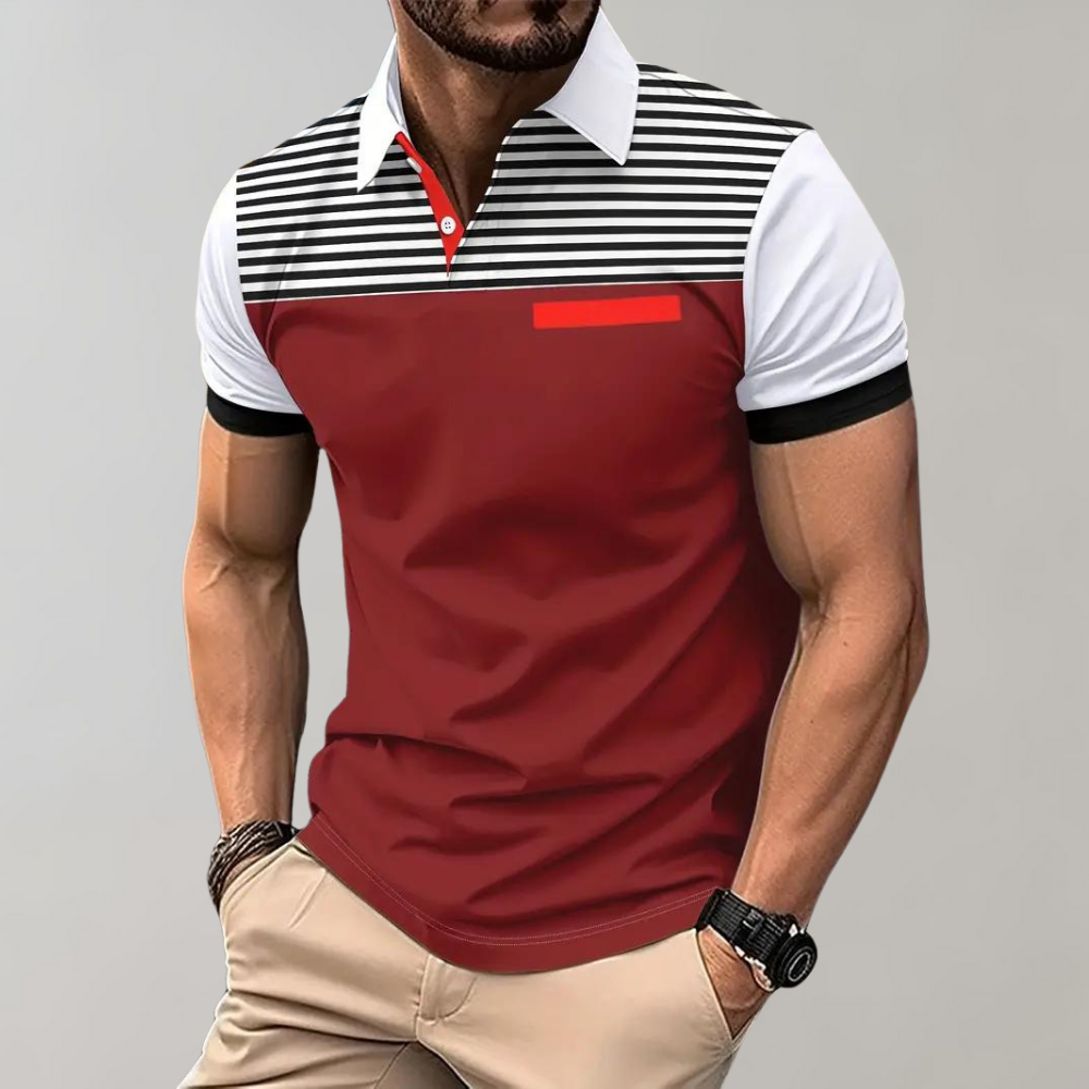 Variant image for Heren Poloshirt Gestreept Comfortabel Design - Puck-7