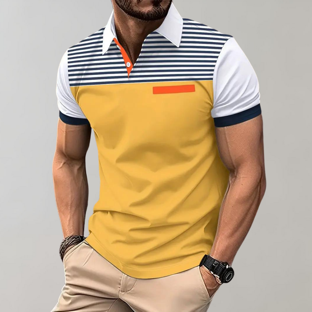 Variant image for Heren Poloshirt Gestreept Comfortabel Design - Puck-25
