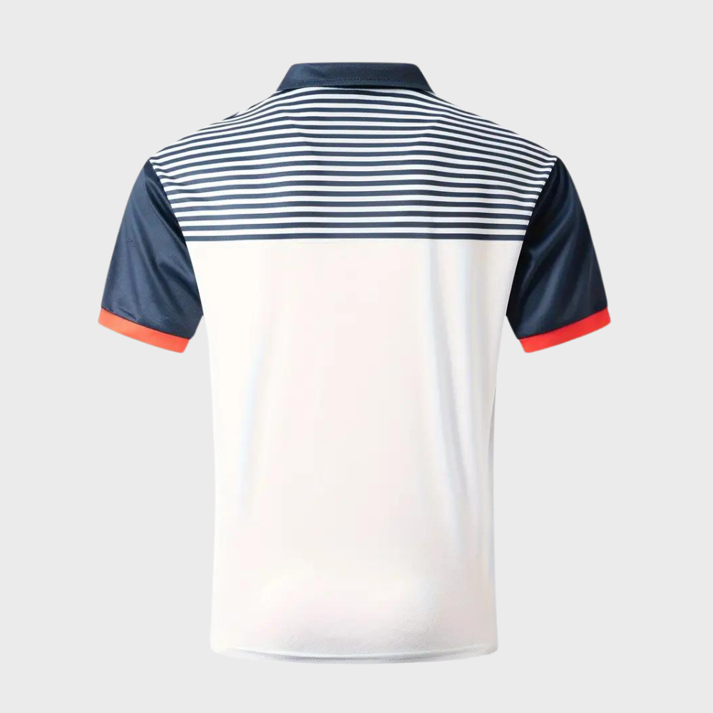 Heren Poloshirt Gestreept Comfortabel Design - Puck-3