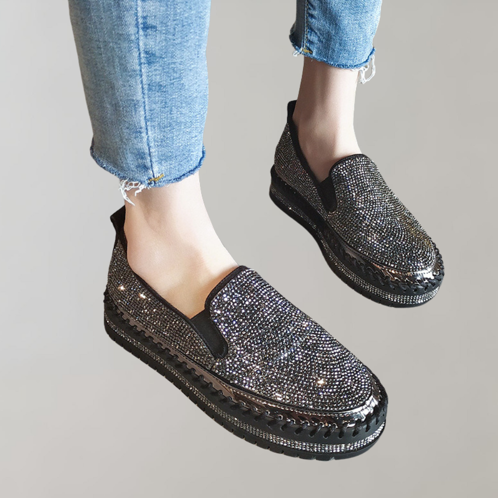Zwarte Loafers Dames Comfortabel Trendy Ontwerp - Malukka-2