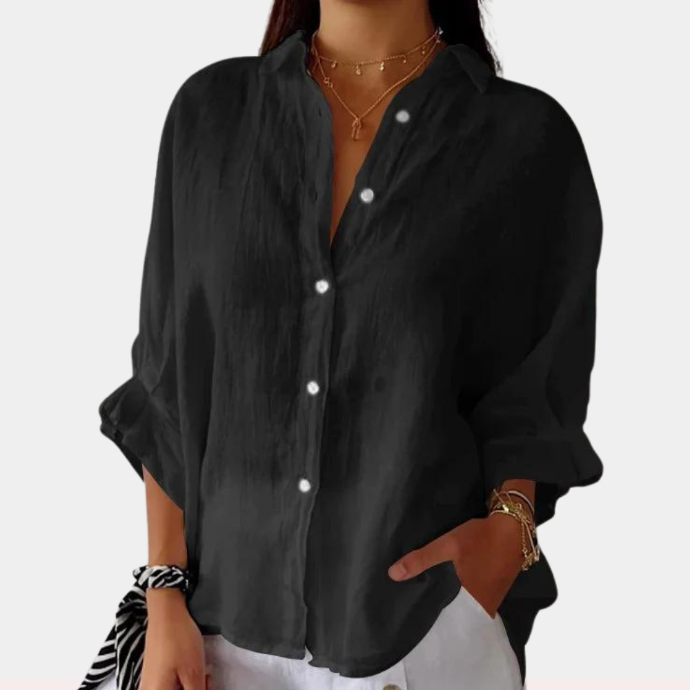Liva - Tijdloze Klassieke Blouse voor Vrouwen
