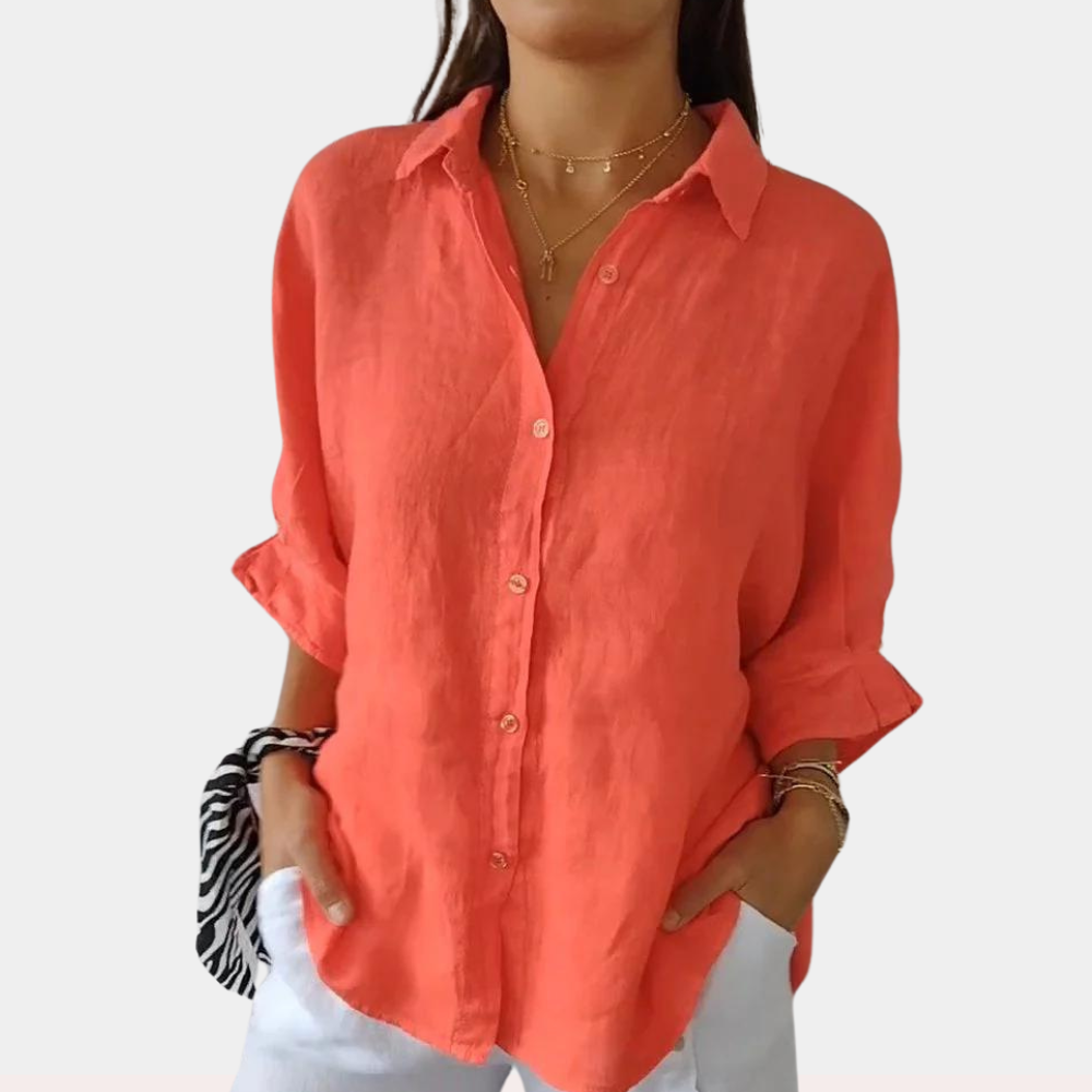 Liva - Tijdloze Klassieke Blouse voor Vrouwen