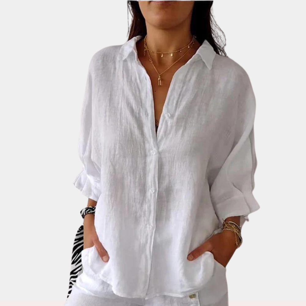 Liva - Tijdloze Klassieke Blouse voor Vrouwen