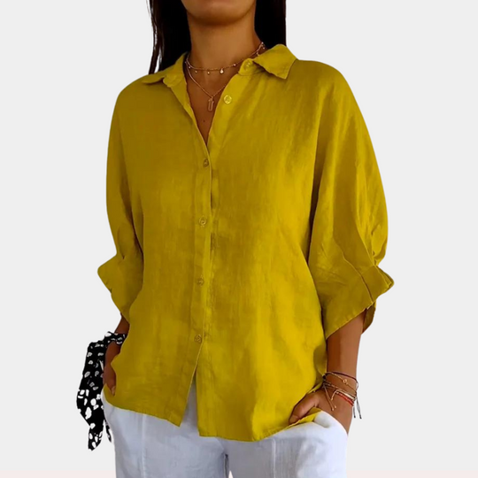 Liva - Tijdloze Klassieke Blouse voor Vrouwen