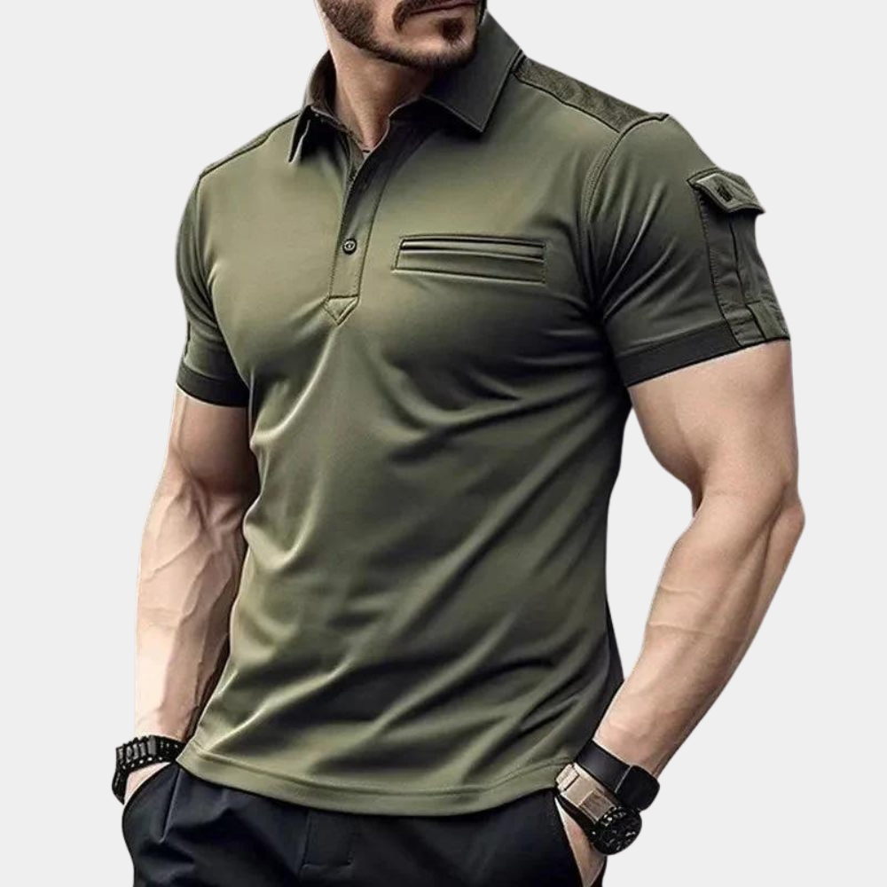 Variant image for Heren Poloshirt Korte Mouwen Ademend Design - Timothee-1