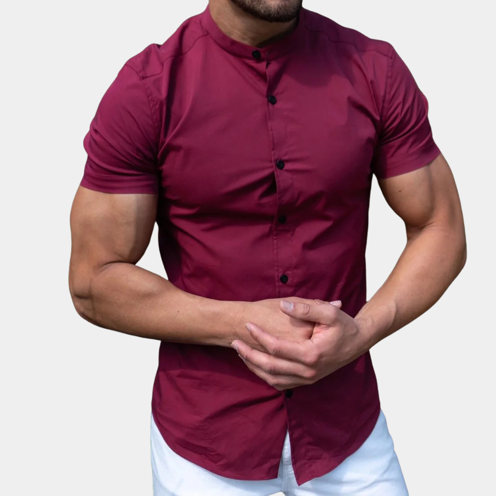 Variant image for Heren Overhemd Korte Mouwen Stijlvol Comfortabel - Kajus-6