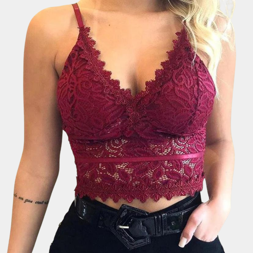 Variant image for Dames Blouse Met Gebloemd Kanten Ontwerp - Sophie-19