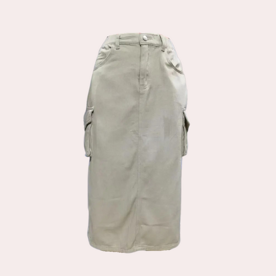 Dames Cargo Rok Retro Stijl Elegant en Veelzijdig - Emma-3