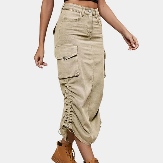 Variant image for Dames Cargo Rok Retro Stijl Elegant en Veelzijdig - Emma-1