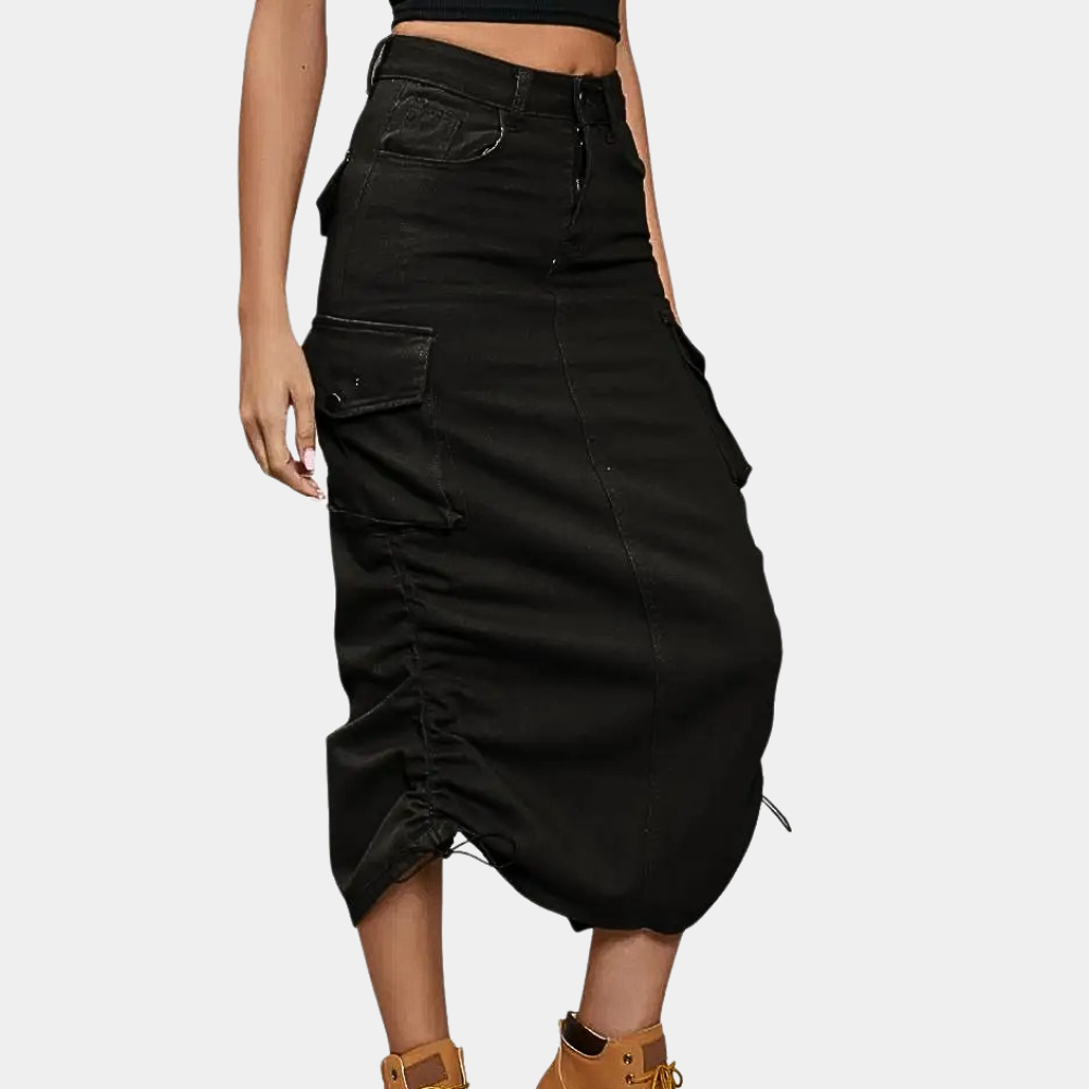 Variant image for Dames Cargo Rok Retro Stijl Elegant en Veelzijdig - Emma-6