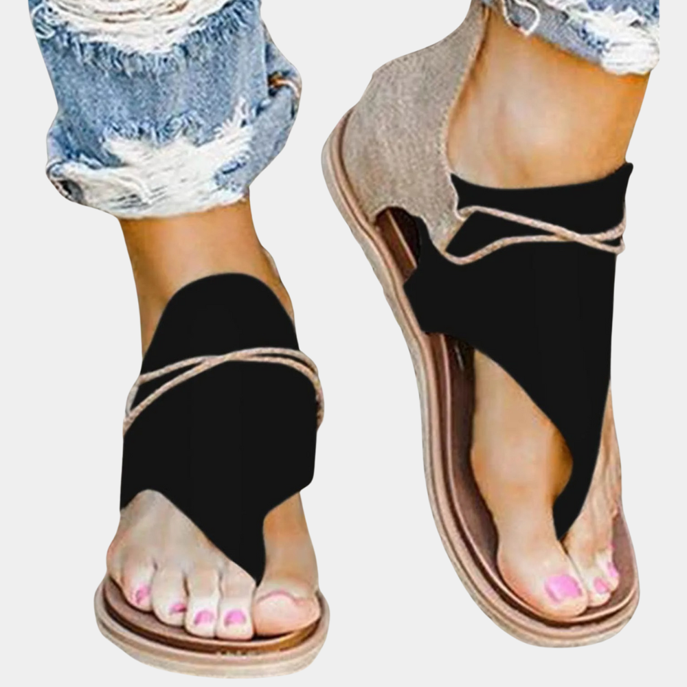 Dames Sandalen Flexibel Suède Ontwerp Comfortabel - Oksana-2