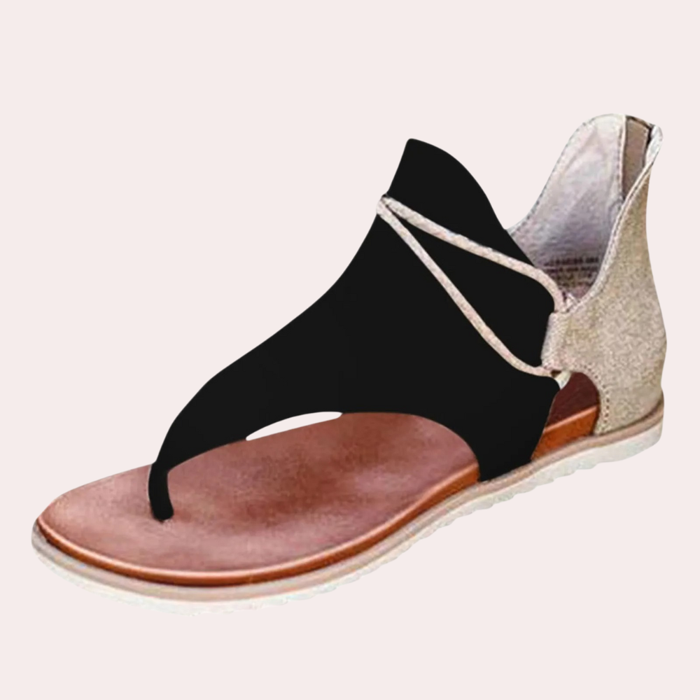 Dames Sandalen Flexibel Suède Ontwerp Comfortabel - Oksana-3