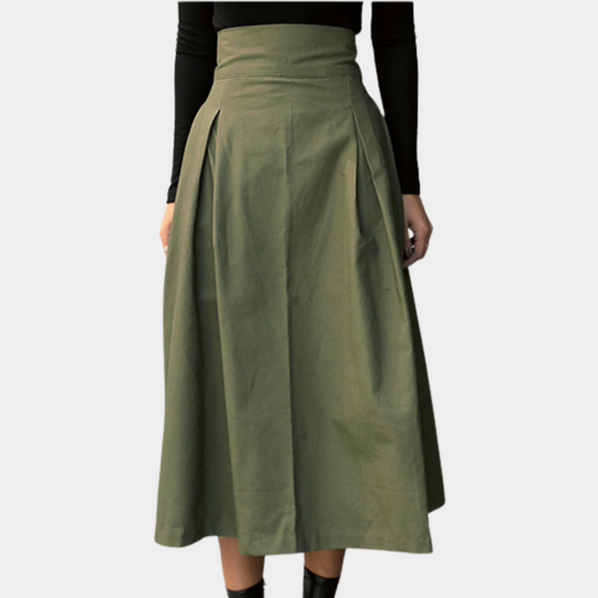 Variant image for Dames Lange Rok Elegante Slanke Pasvorm voor Zomer - Murna-1