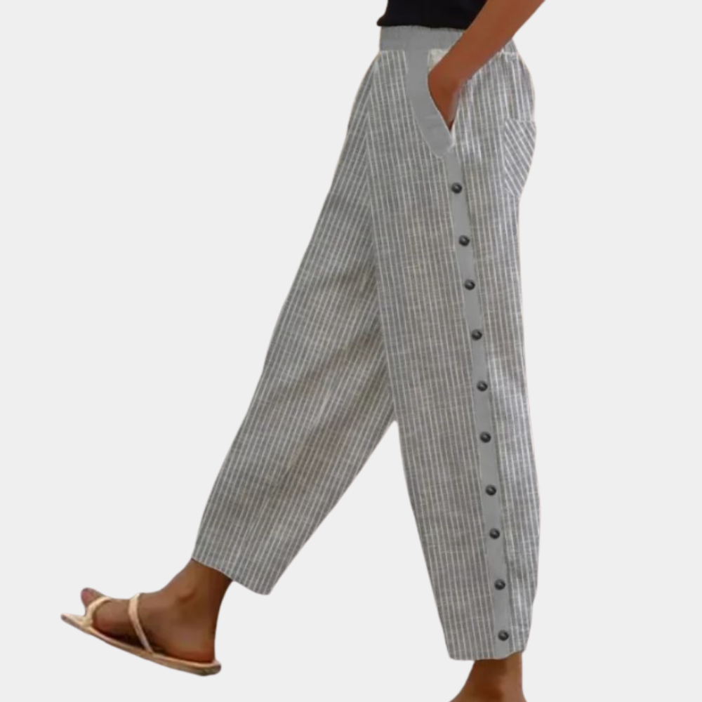 Dahlia - Stijlvolle gestreepte broek voor dames