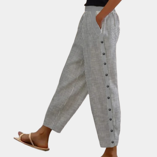 Dahlia - Stijlvolle gestreepte broek voor dames