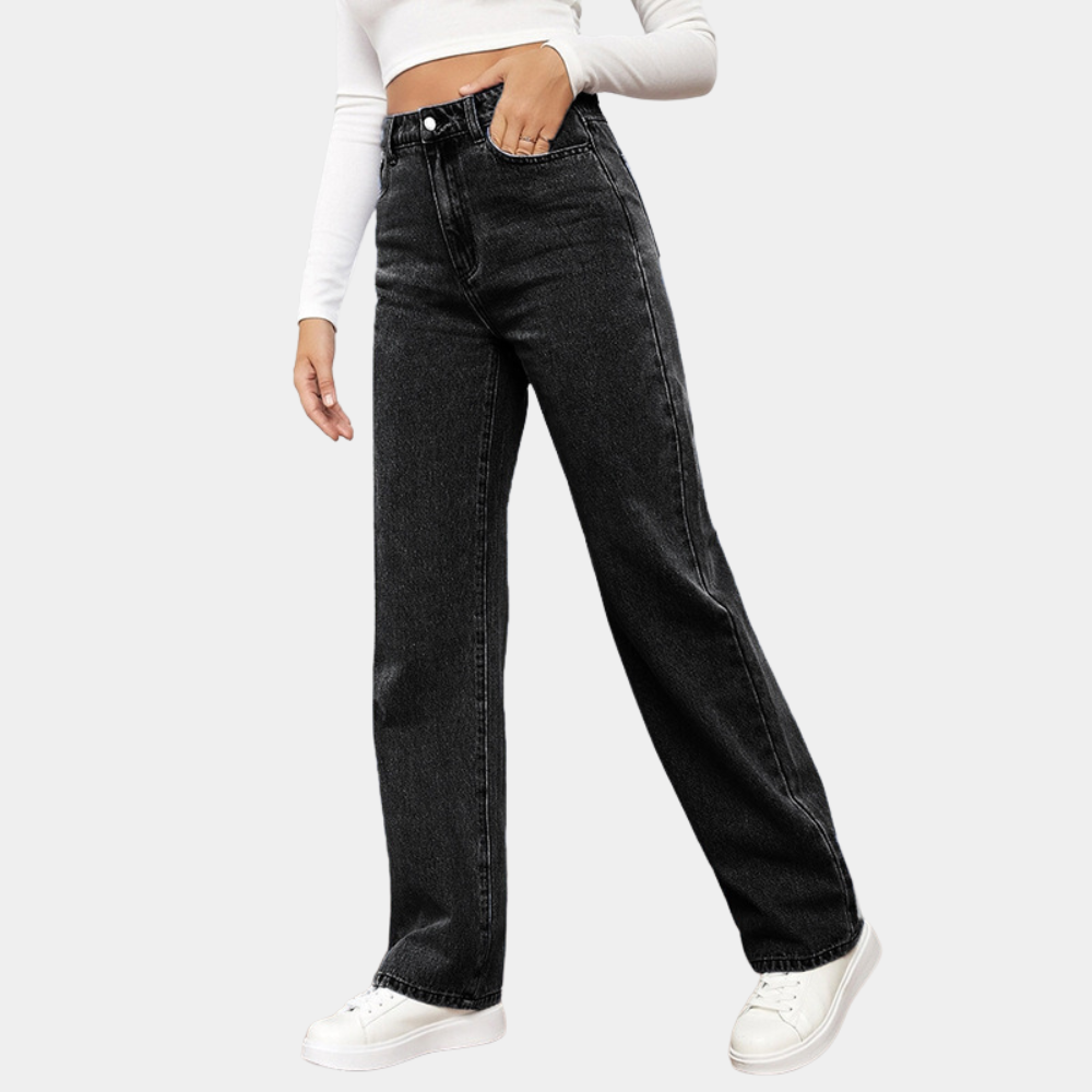 Imee - Casual baggy jeans in een relaxte pasvorm voor dames