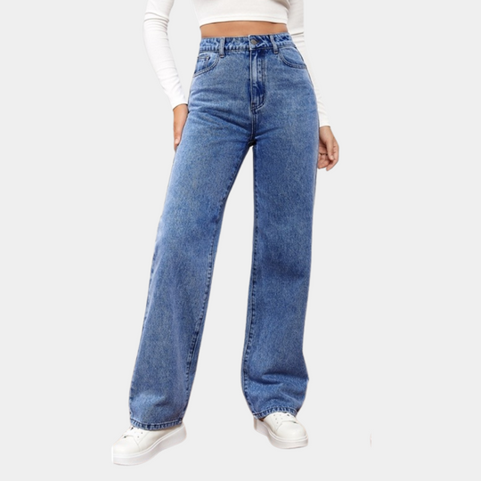 Imee - Casual baggy jeans in een relaxte pasvorm voor dames