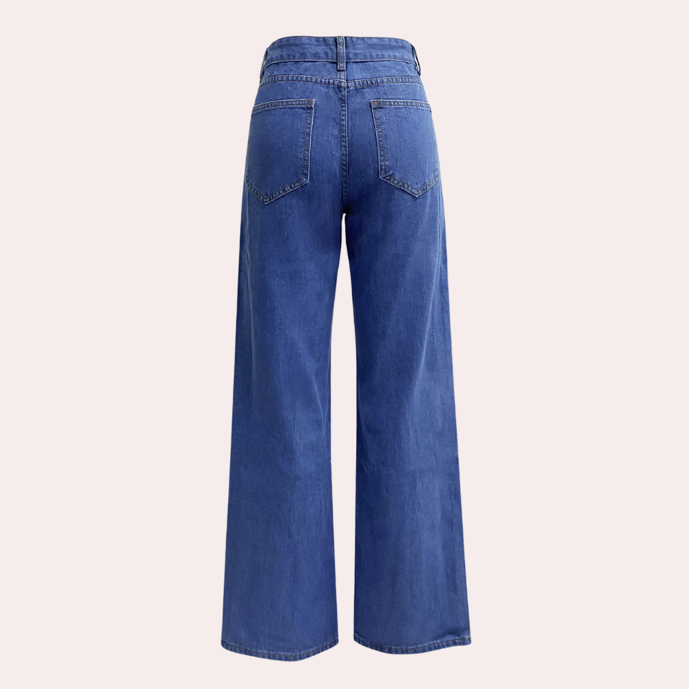 Imee - Casual baggy jeans in een relaxte pasvorm voor dames