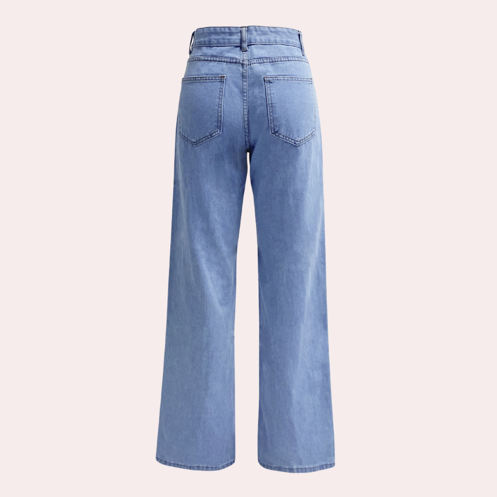 Imee - Casual baggy jeans in een relaxte pasvorm voor dames