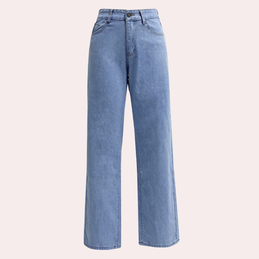 Imee - Casual baggy jeans in een relaxte pasvorm voor dames