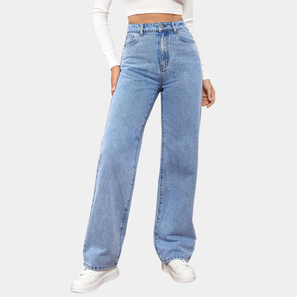 Imee - Casual baggy jeans in een relaxte pasvorm voor dames