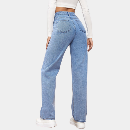 Imee - Casual baggy jeans in een relaxte pasvorm voor dames
