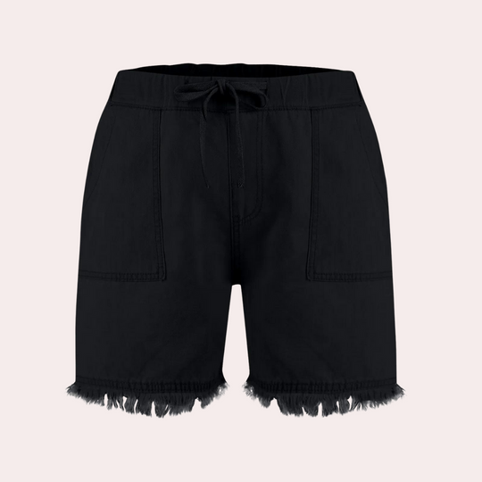 Dames Denim Shorts Met Steekzakken Comfortabele Pasvorm - Delfine-6