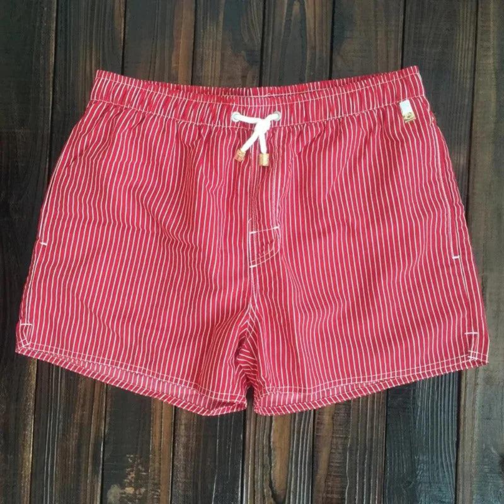 Heren Zwemshort Gestreept Design met Elastische Tailleband - Marty-2