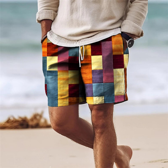 Heren Zwemshort Sneldrogende Stof Comfortabele Pasvorm - Lary-4