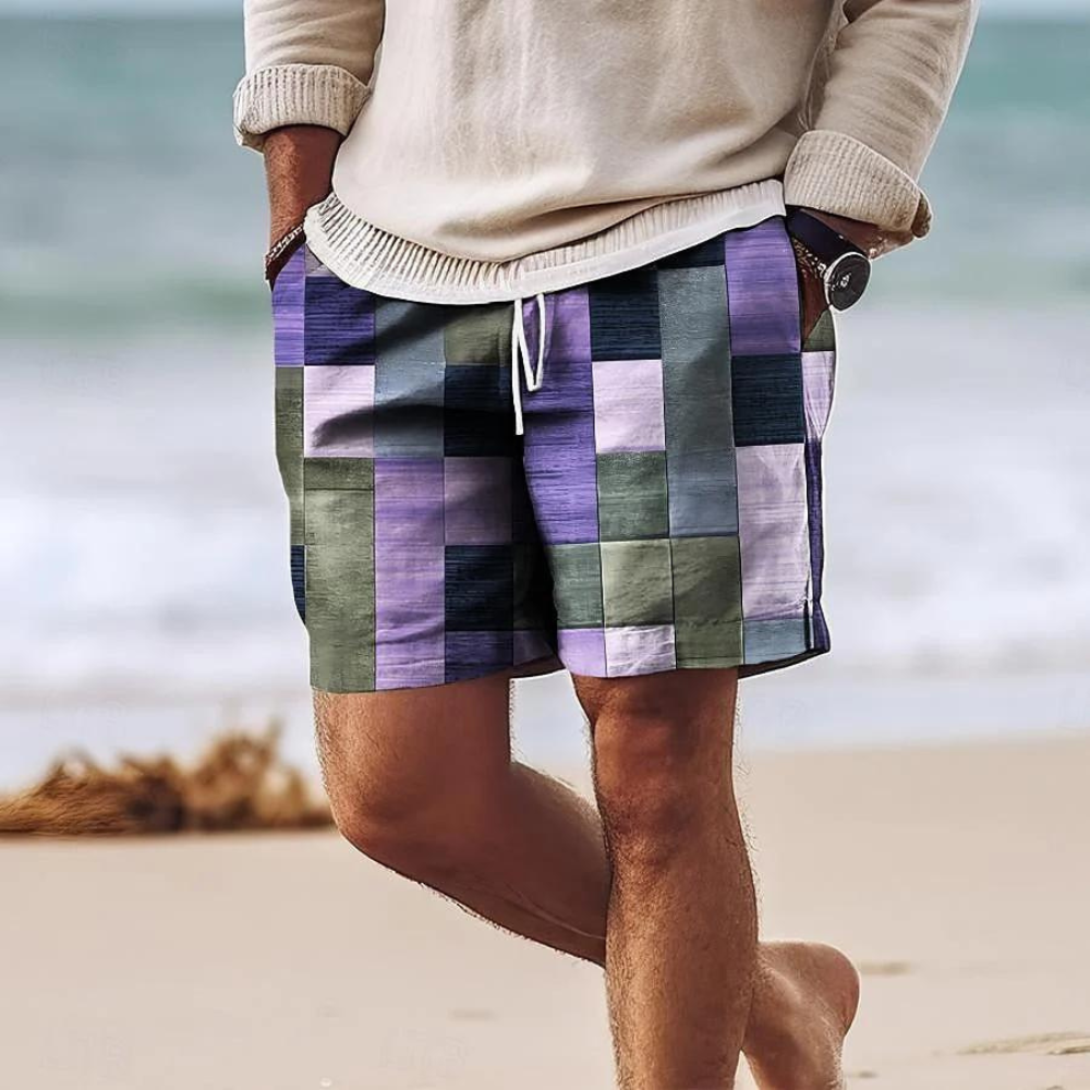 Heren Zwemshort Sneldrogende Stof Comfortabele Pasvorm - Lary-5