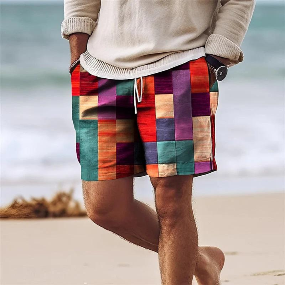 Heren Zwemshort Sneldrogende Stof Comfortabele Pasvorm - Lary-1