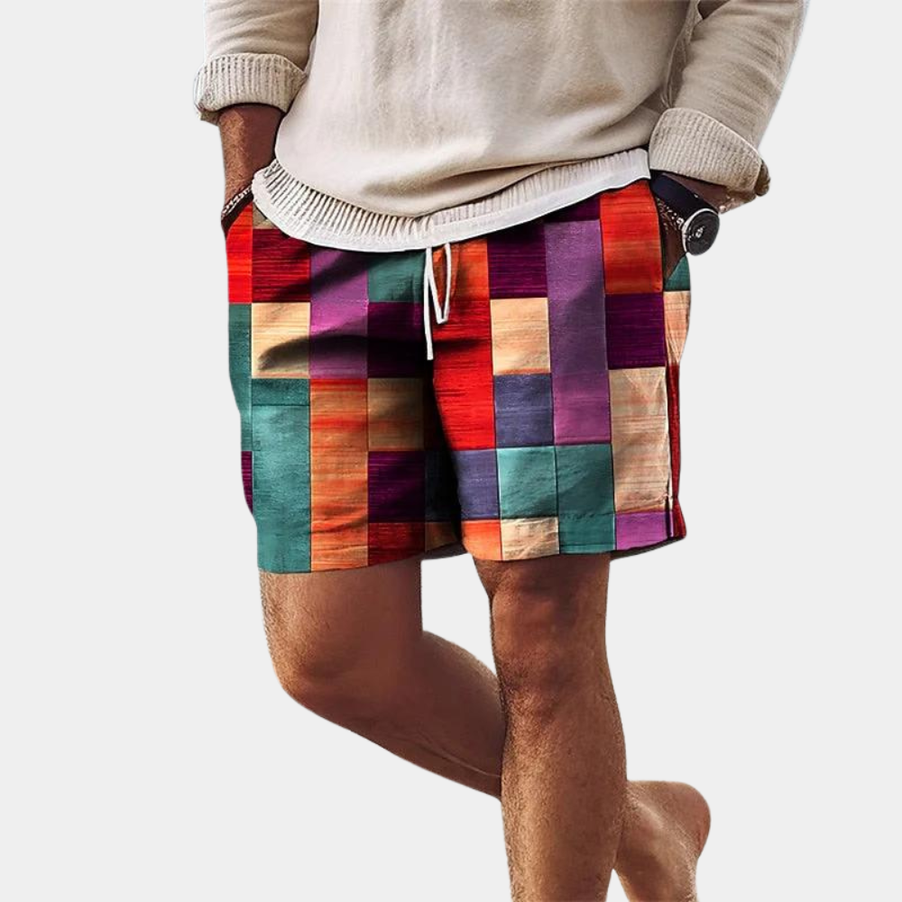 Heren Zwemshort Sneldrogende Stof Comfortabele Pasvorm - Lary-2